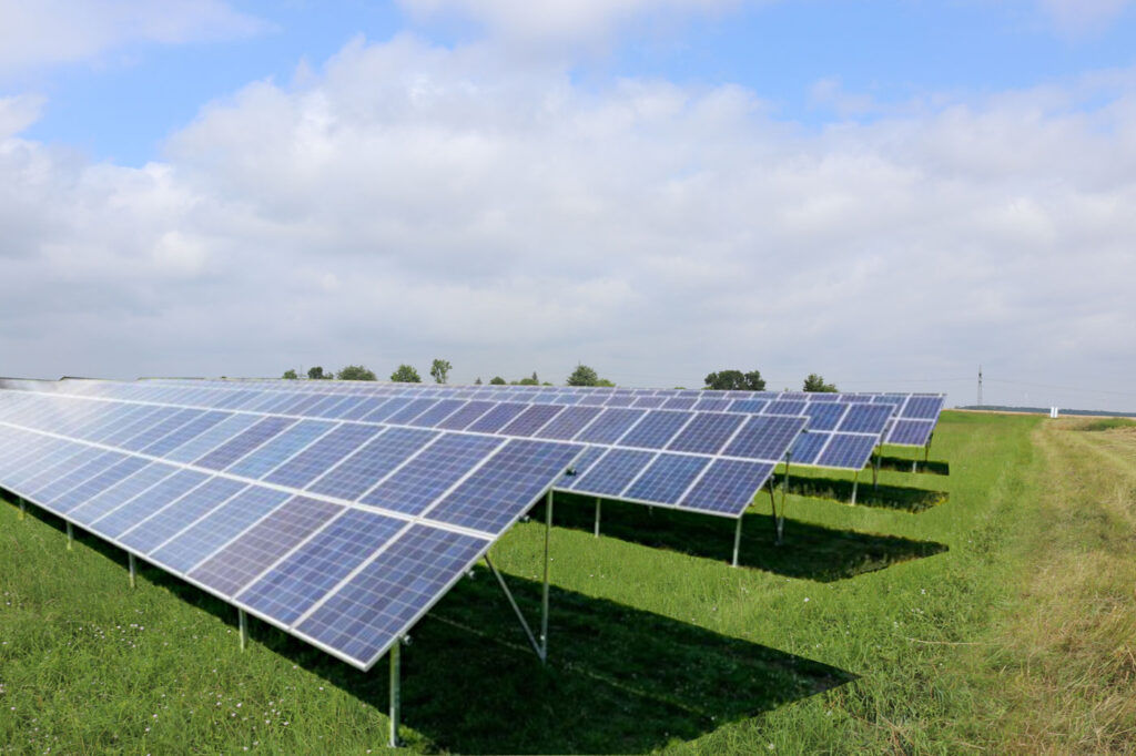 Foto Freiflächen-Solarpark Göritzberg